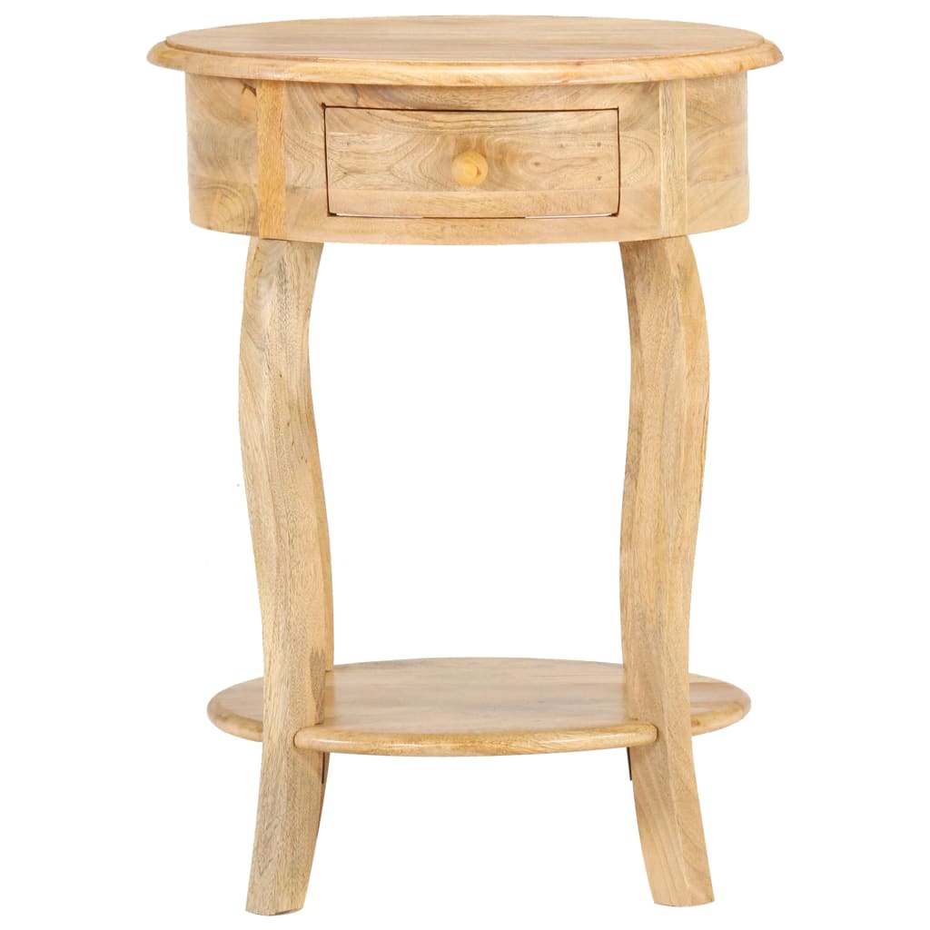 Table d'appoint 37x37x61 cm Bois de manguier massif - XIOS