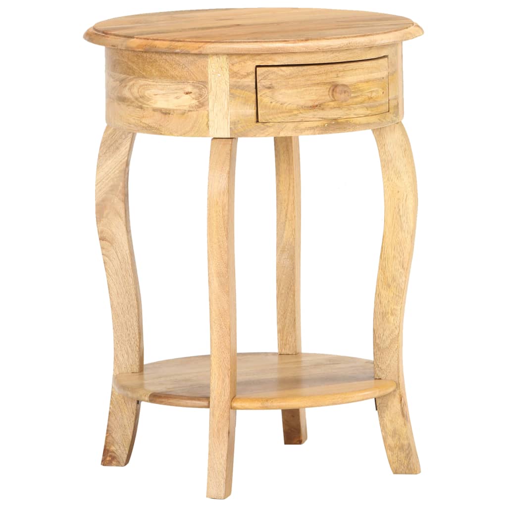 Table d'appoint 37x37x61 cm Bois de manguier massif - XIOS