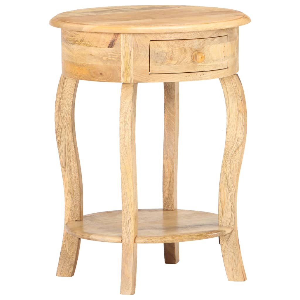 Table d'appoint 37x37x61 cm Bois de manguier massif - XIOS