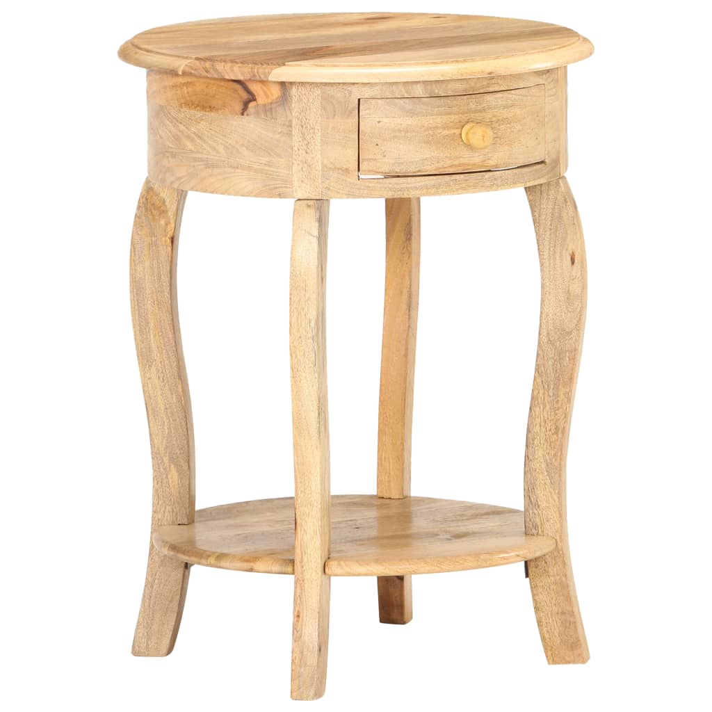 Table d'appoint 37x37x61 cm Bois de manguier massif - XIOS