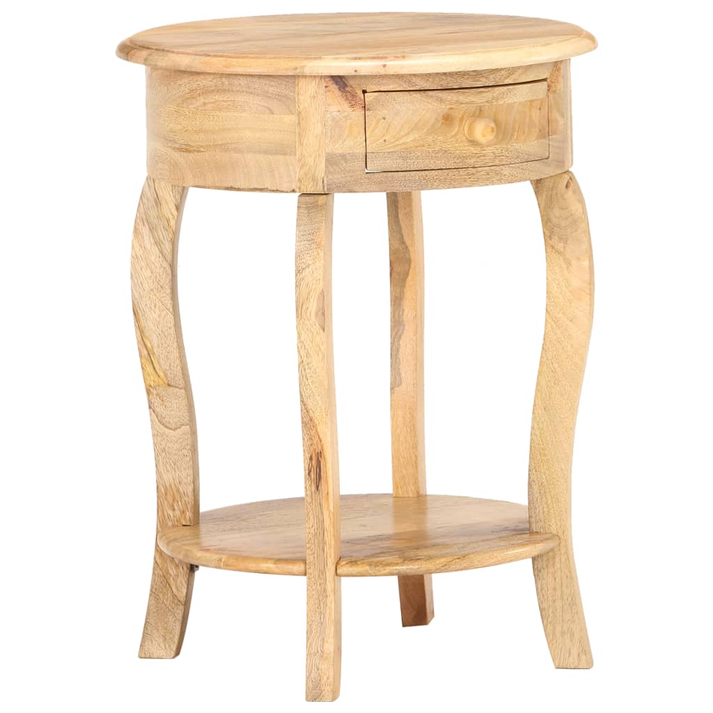 Table d'appoint 37x37x61 cm Bois de manguier massif - XIOS