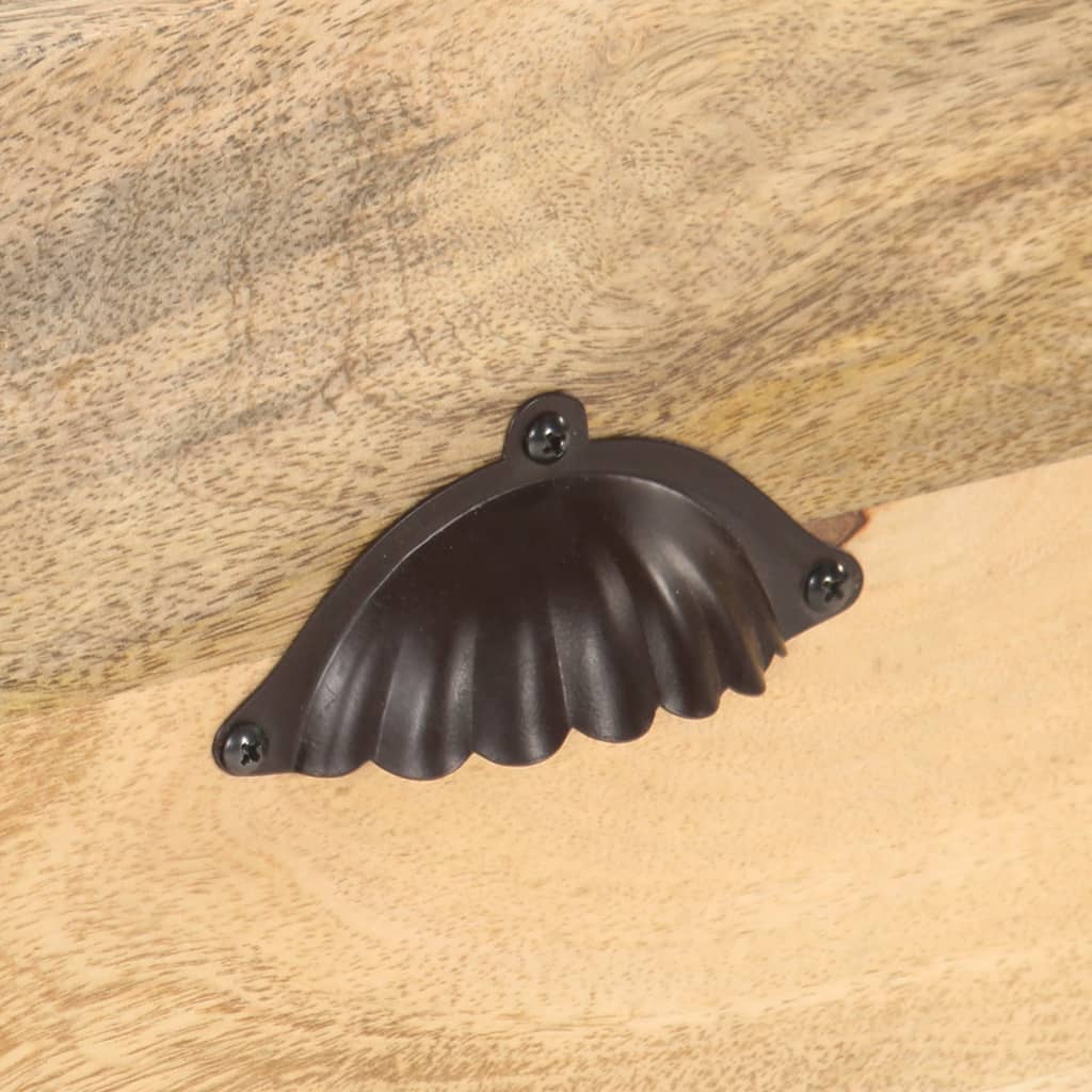 Meuble TV 120x35x45 cm Bois solide de manguier - XIOS