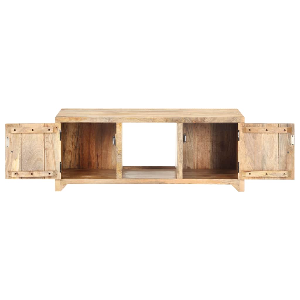 Table basse 90x50x35 cm Bois solide de manguier - XIOS