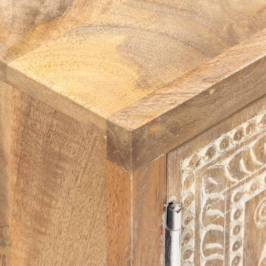 Table basse 90x50x35 cm Bois solide de manguier - XIOS