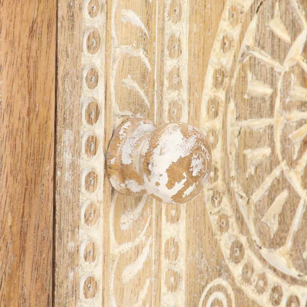 Table basse 90x50x35 cm Bois solide de manguier - XIOS