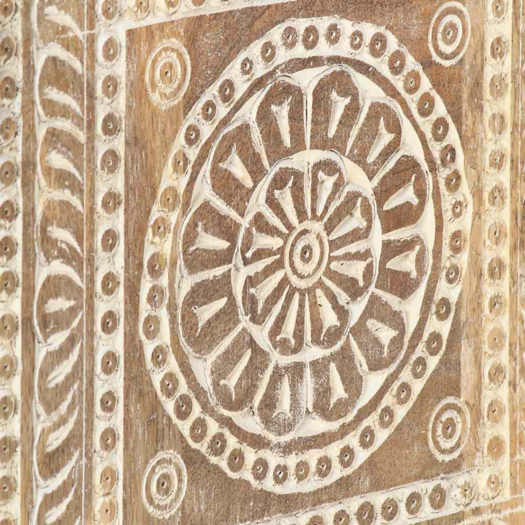 Table basse 90x50x35 cm Bois solide de manguier - XIOS