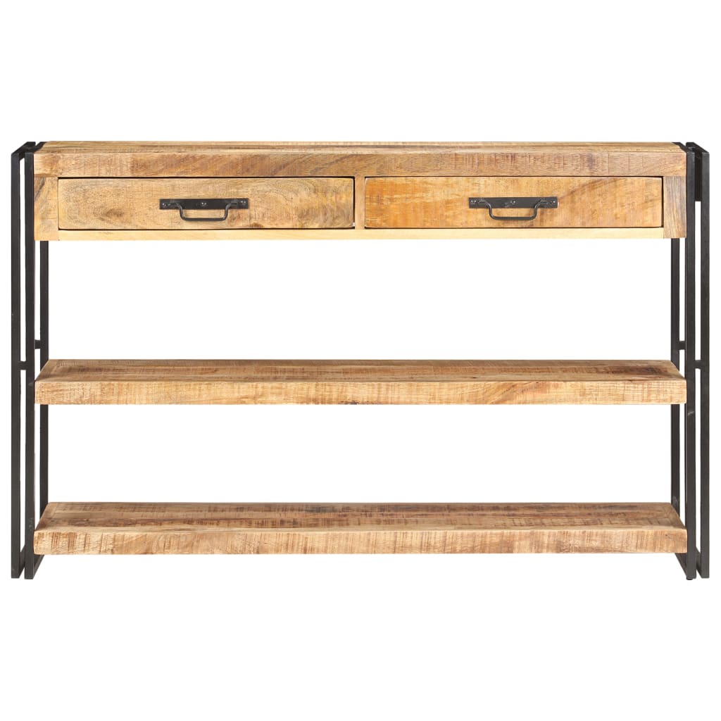 Buffet 120x30x75 cm Bois de manguier massif brut - XIOS