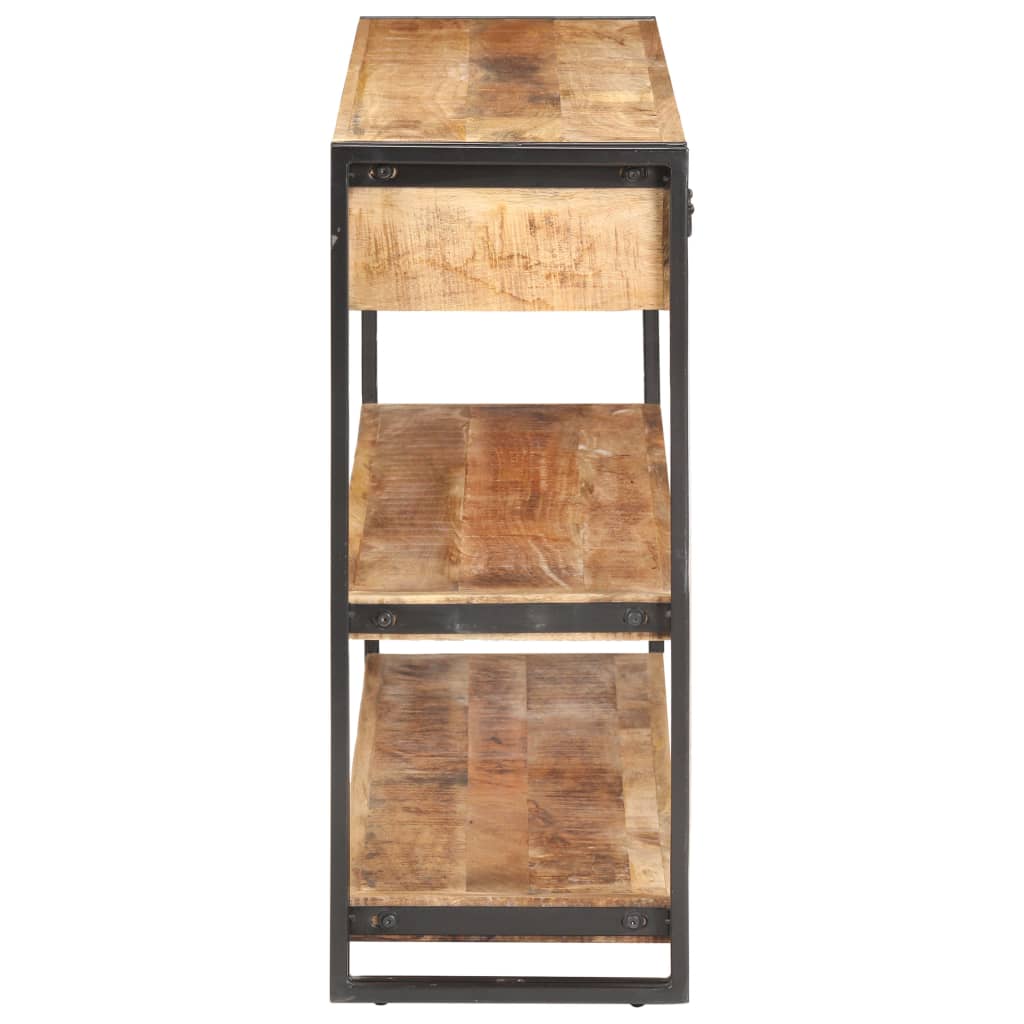 Buffet 120x30x75 cm Bois de manguier massif brut - XIOS