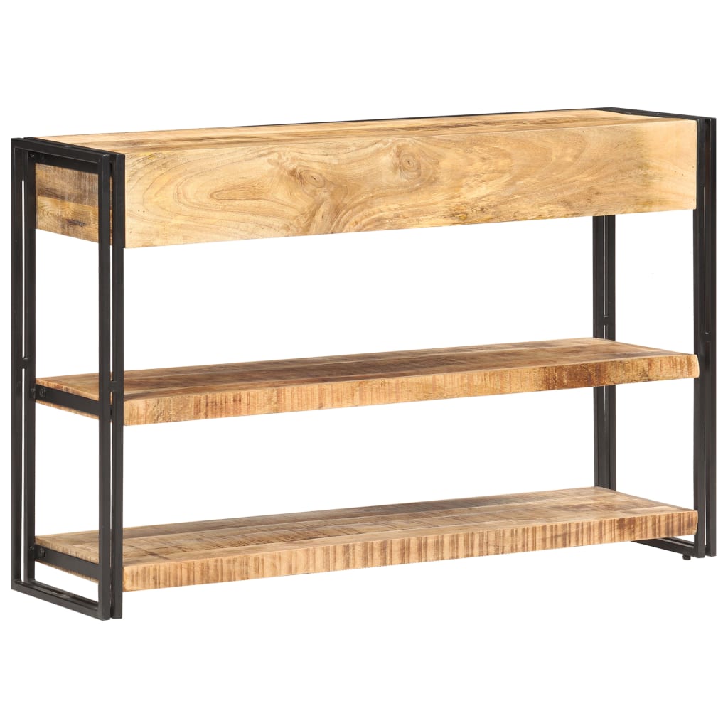 Buffet 120x30x75 cm Bois de manguier massif brut - XIOS