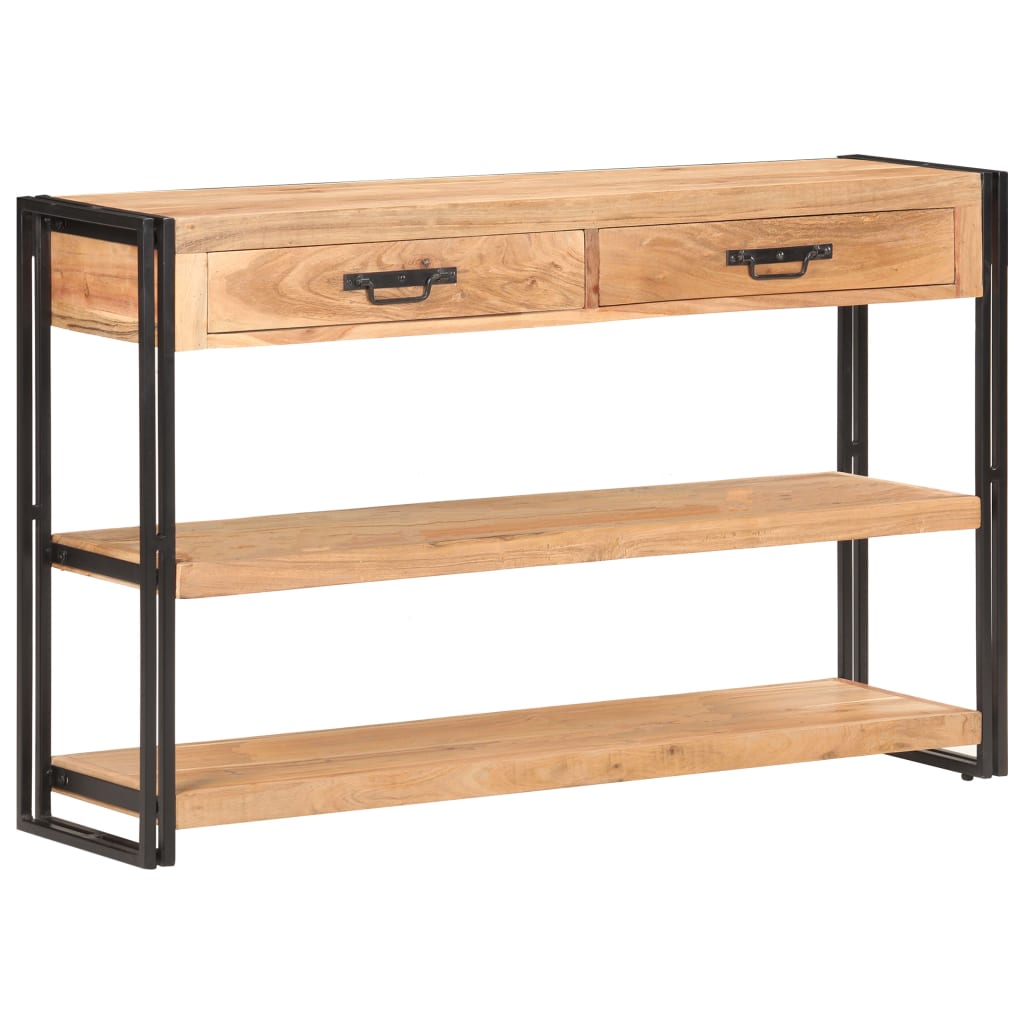 Buffet 120x30x75 cm Bois d'acacia solide - XIOS