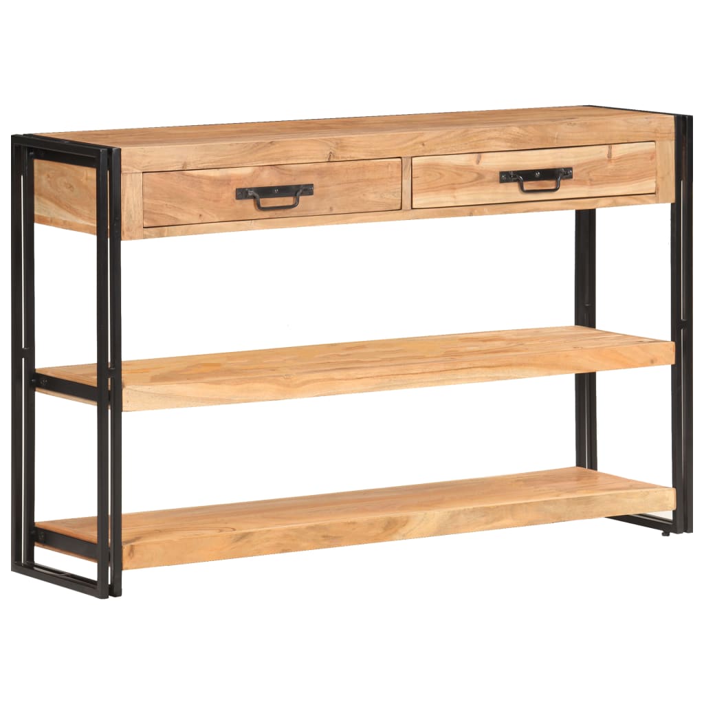 Buffet 120x30x75 cm Bois d'acacia solide - XIOS