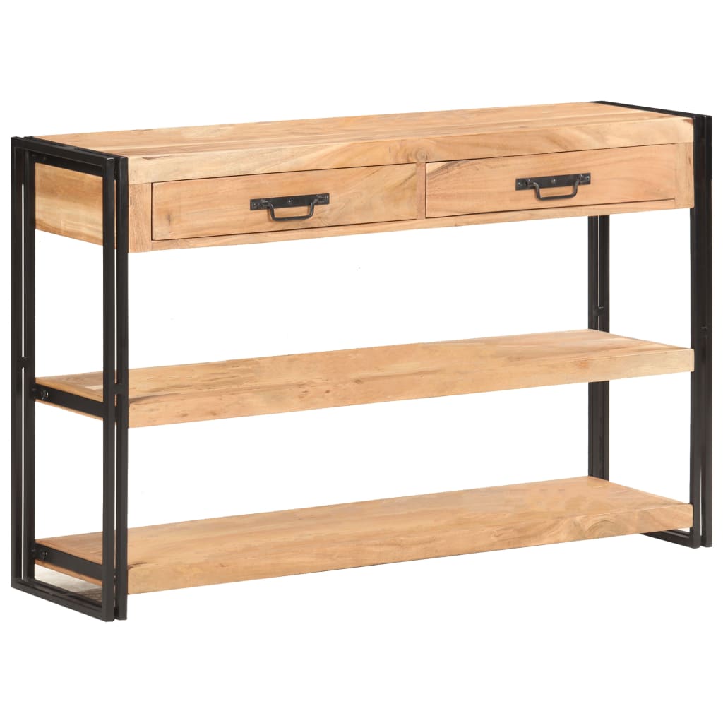 Buffet 120x30x75 cm Bois d'acacia solide - XIOS