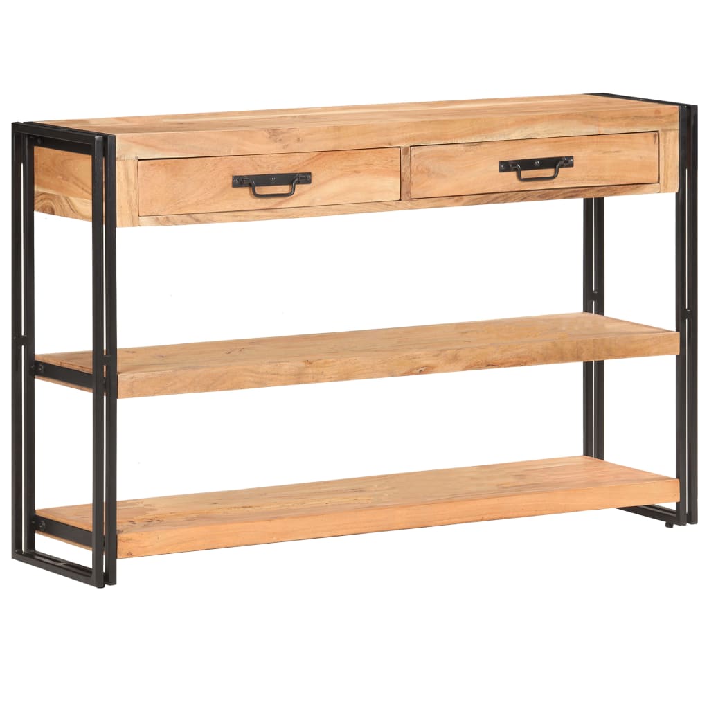 Buffet 120x30x75 cm Bois d'acacia solide - XIOS