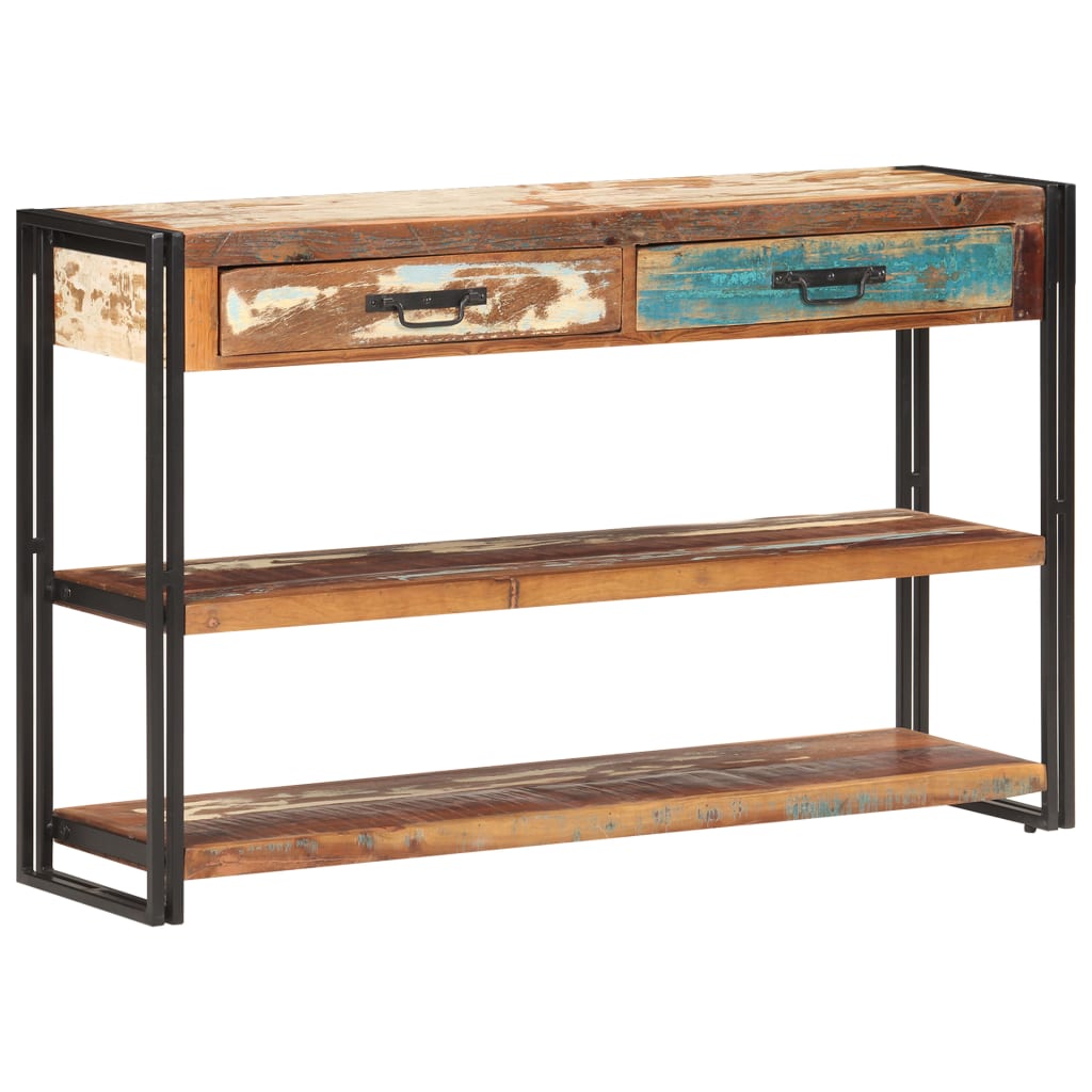 Buffet 120x30x75 cm Bois de récupération solide - XIOS