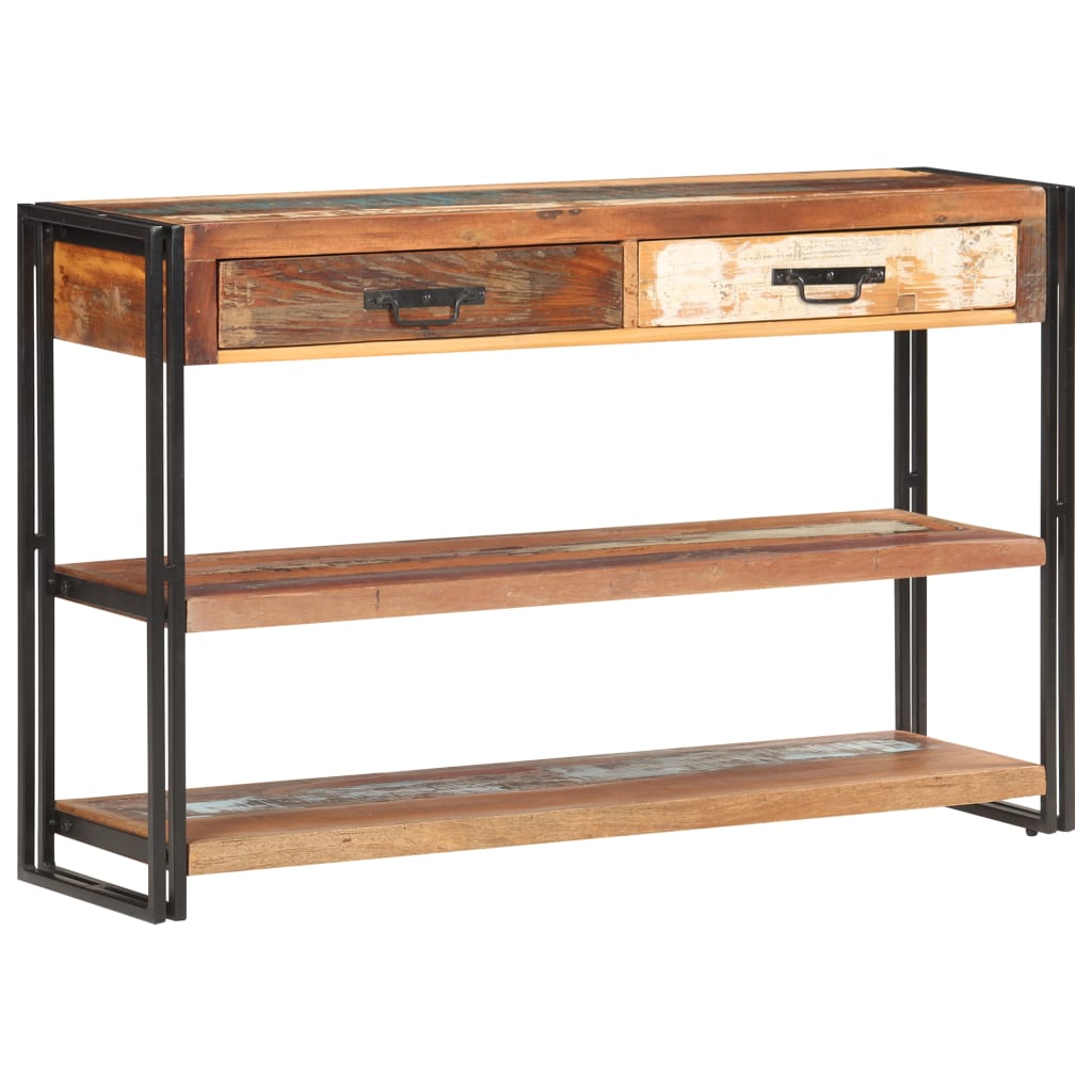 Buffet 120x30x75 cm Bois de récupération solide - XIOS