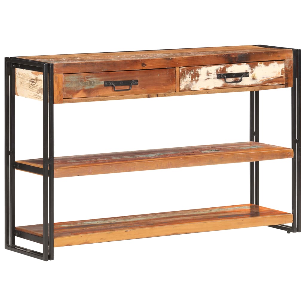 Buffet 120x30x75 cm Bois de récupération solide - XIOS
