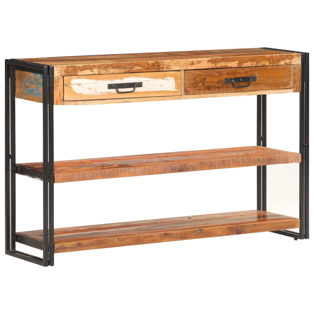 Buffet 120x30x75 cm Bois de récupération solide - XIOS