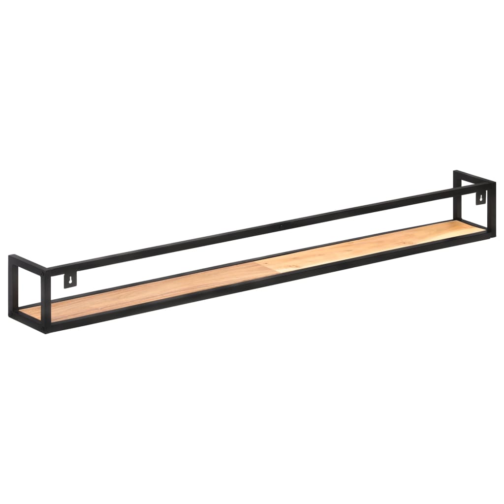 Étagères murales 2 pcs 160 cm Bois d'acacia massif - XIOS