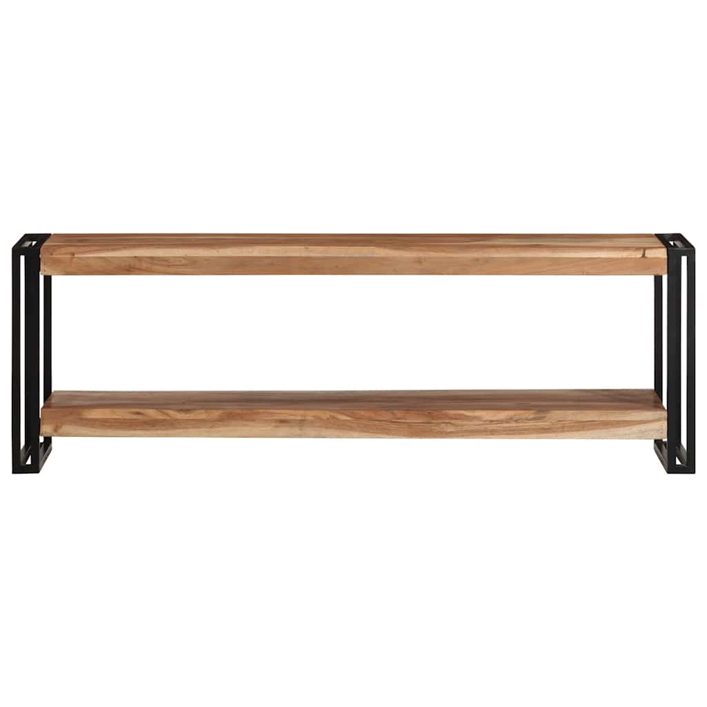 Meuble TV 120x30x40 cm Bois d'acacia massif - XIOS