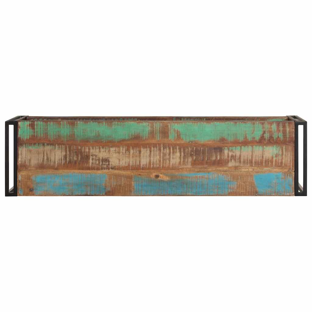 Meuble TV 120x30x40 cm Bois de récupération massif - XIOS
