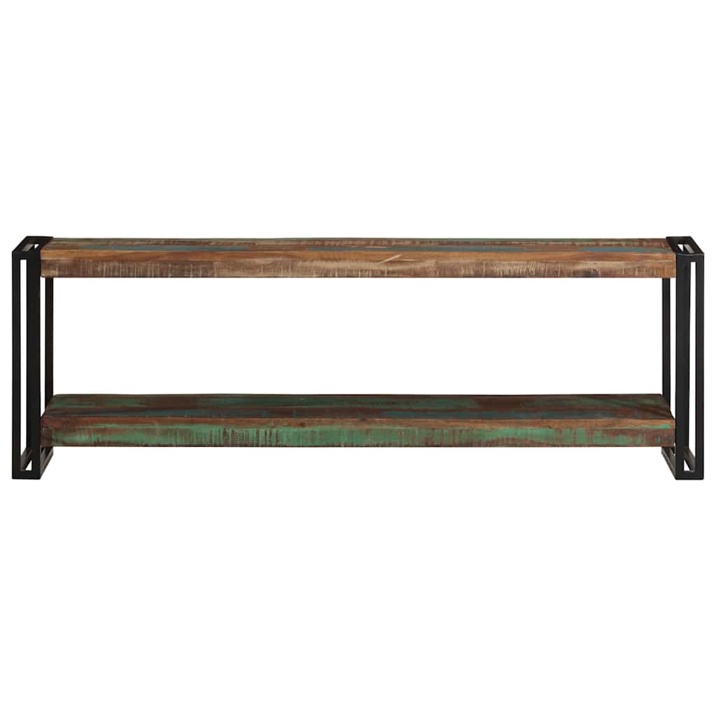 Meuble TV 120x30x40 cm Bois de récupération massif - XIOS