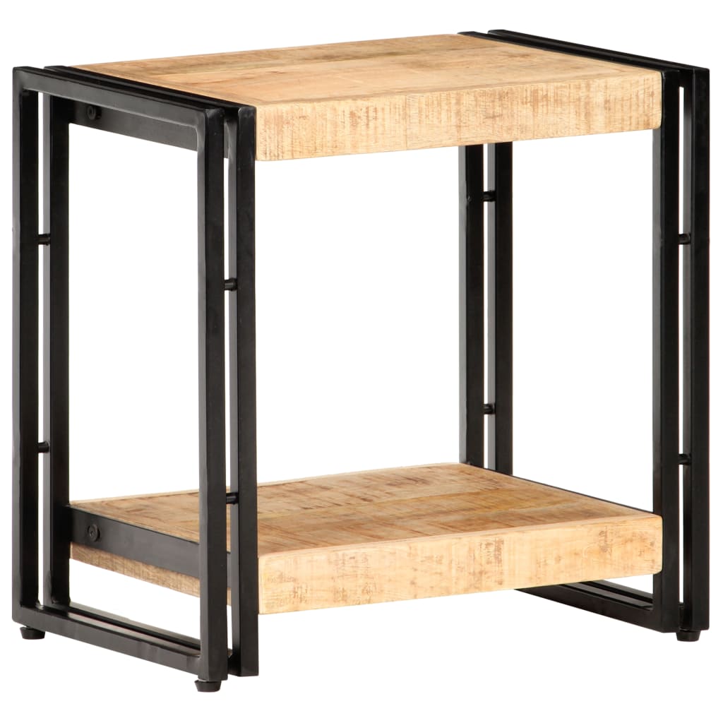 Table d'appoint 40x30x40 cm Bois de manguier brut - XIOS