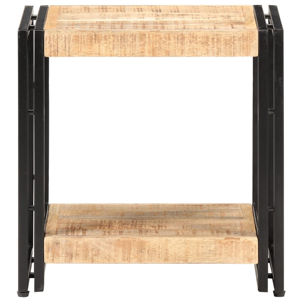 Table d'appoint 40x30x40 cm Bois de manguier brut - XIOS