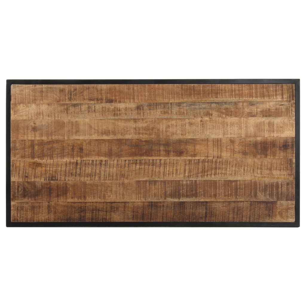 Table à manger 120 cm Bois de manguier brut - XIOS