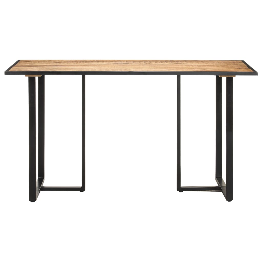 Table de salle à manger 140 cm Bois de manguier brut - XIOS