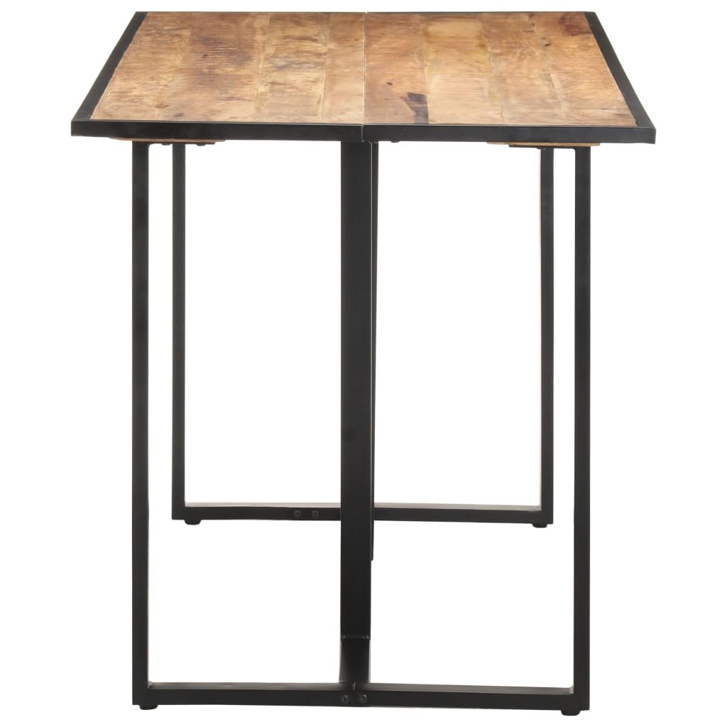 Table de salle à manger 140 cm Bois de manguier brut - XIOS