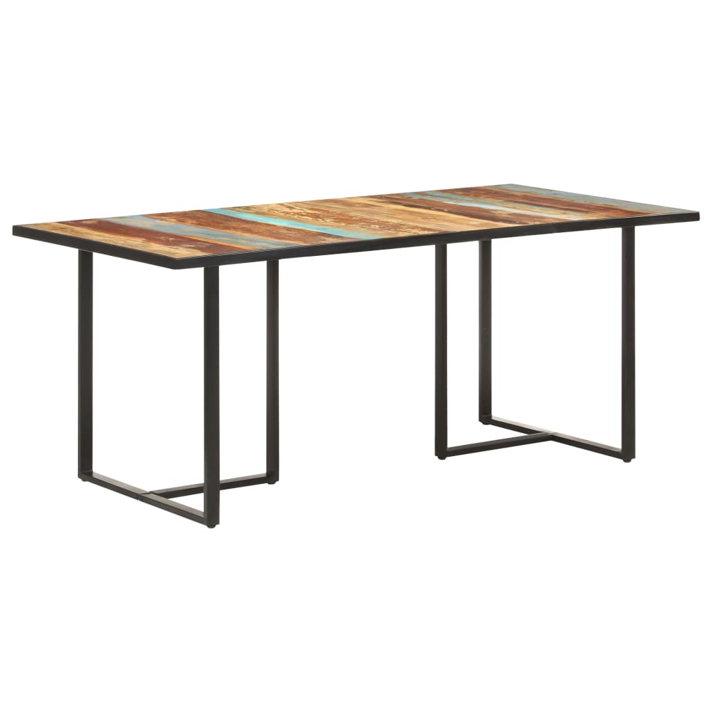 Table de salle à manger 180 cm Bois de récupération massif