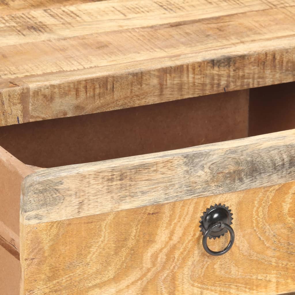 Table basse 90x60x29 cm Bois de manguier brut - XIOS