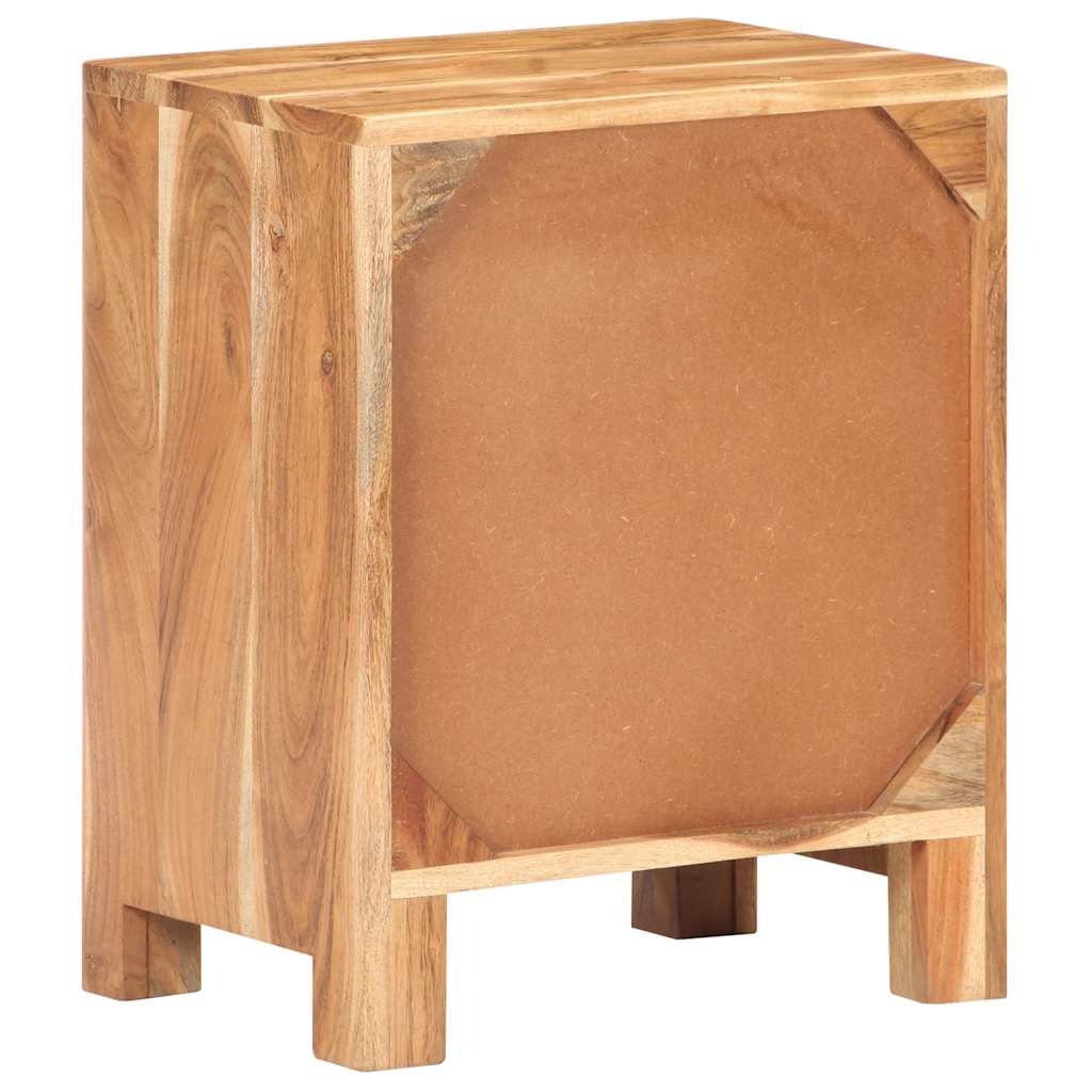 Table de chevet 40x30x50 cm Bois d'acacia massif - XIOS