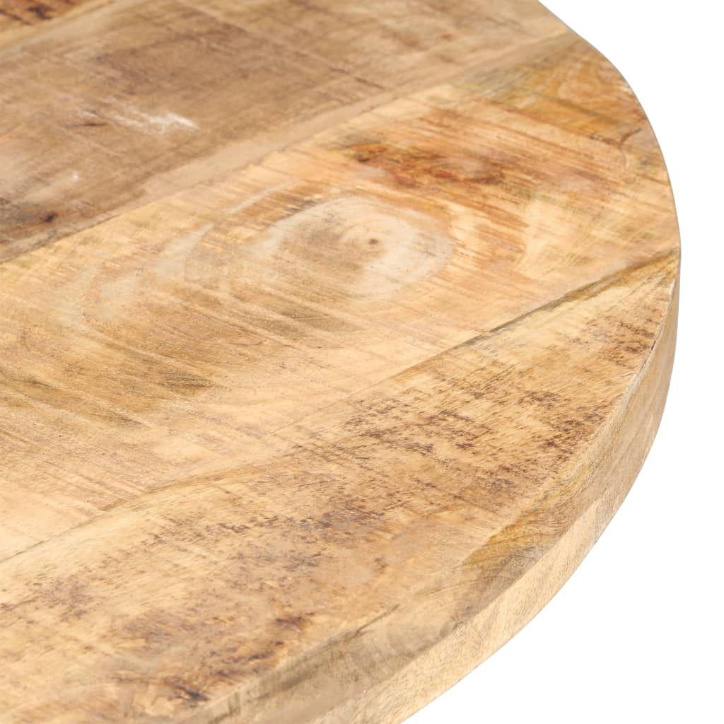 Table de salle à manger 80 cm Bois de manguier brut - XIOS