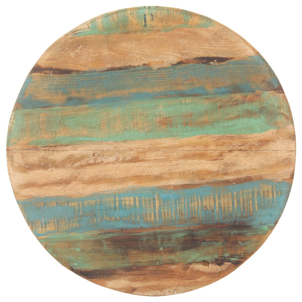 Table de salle à manger 80 cm Bois de récupération massif - XIOS