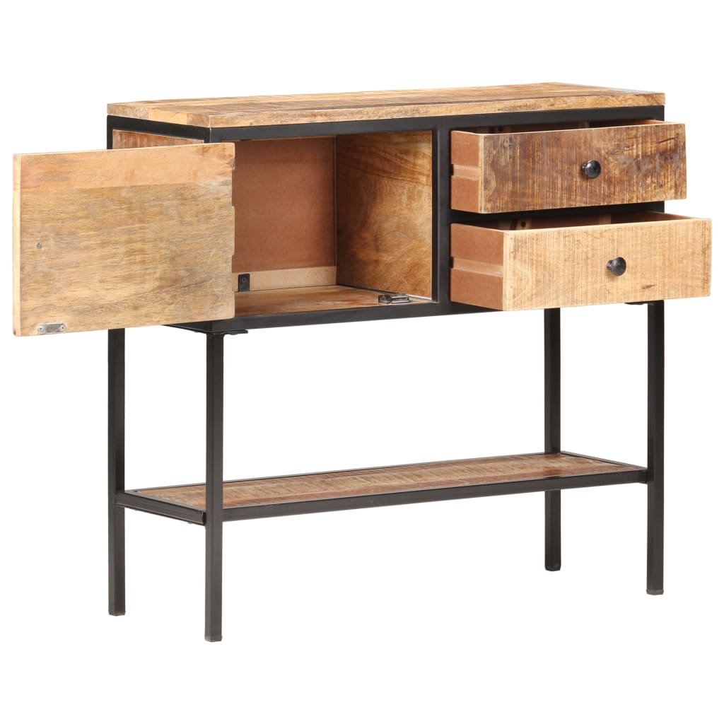 Buffet 85x30x80 cm Bois de manguier brut - XIOS