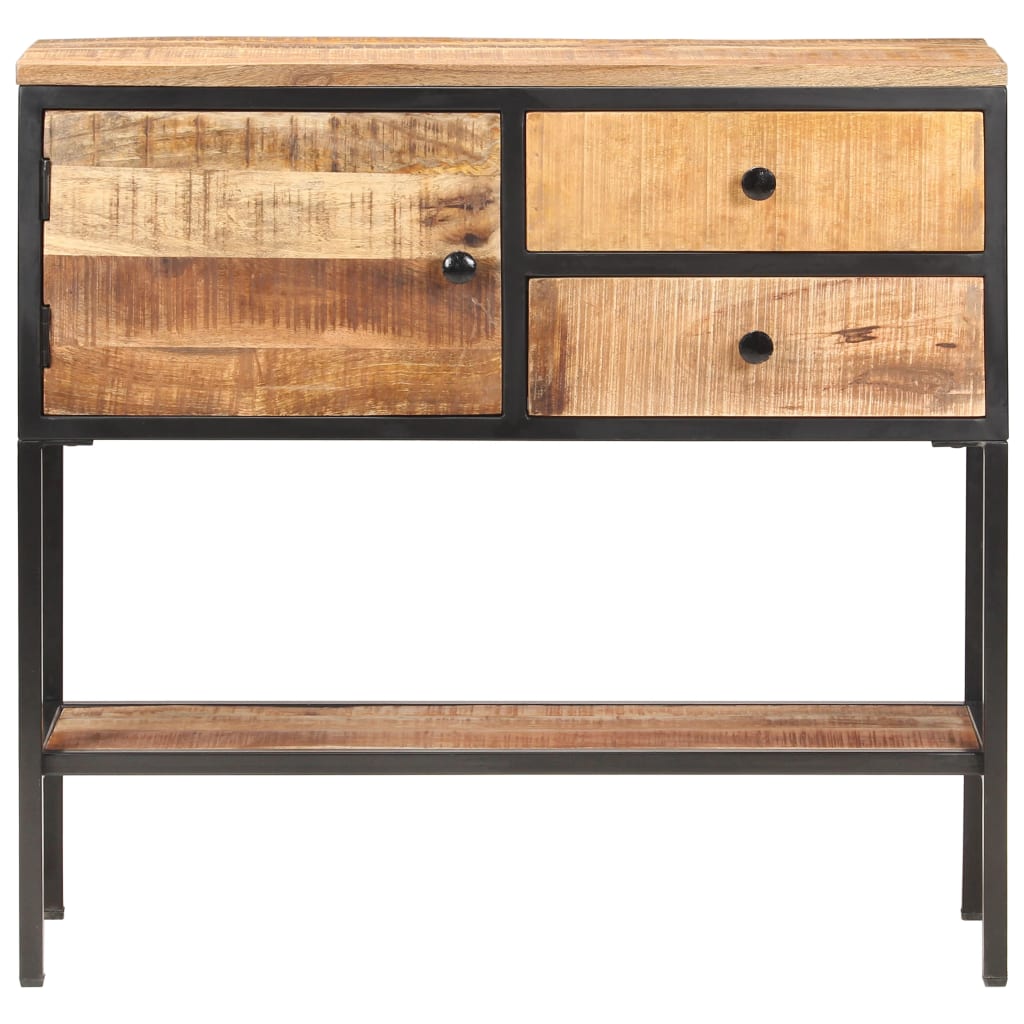 Buffet 85x30x80 cm Bois de manguier brut - XIOS