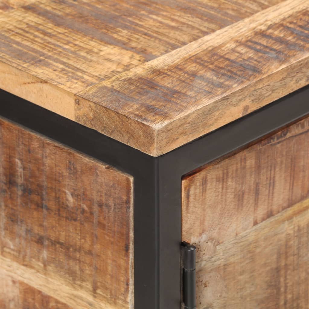 Buffet 85x30x80 cm Bois de manguier brut - XIOS