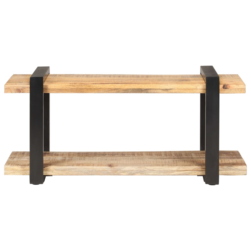 Meuble TV 90x40x40 cm Bois de manguier brut - XIOS