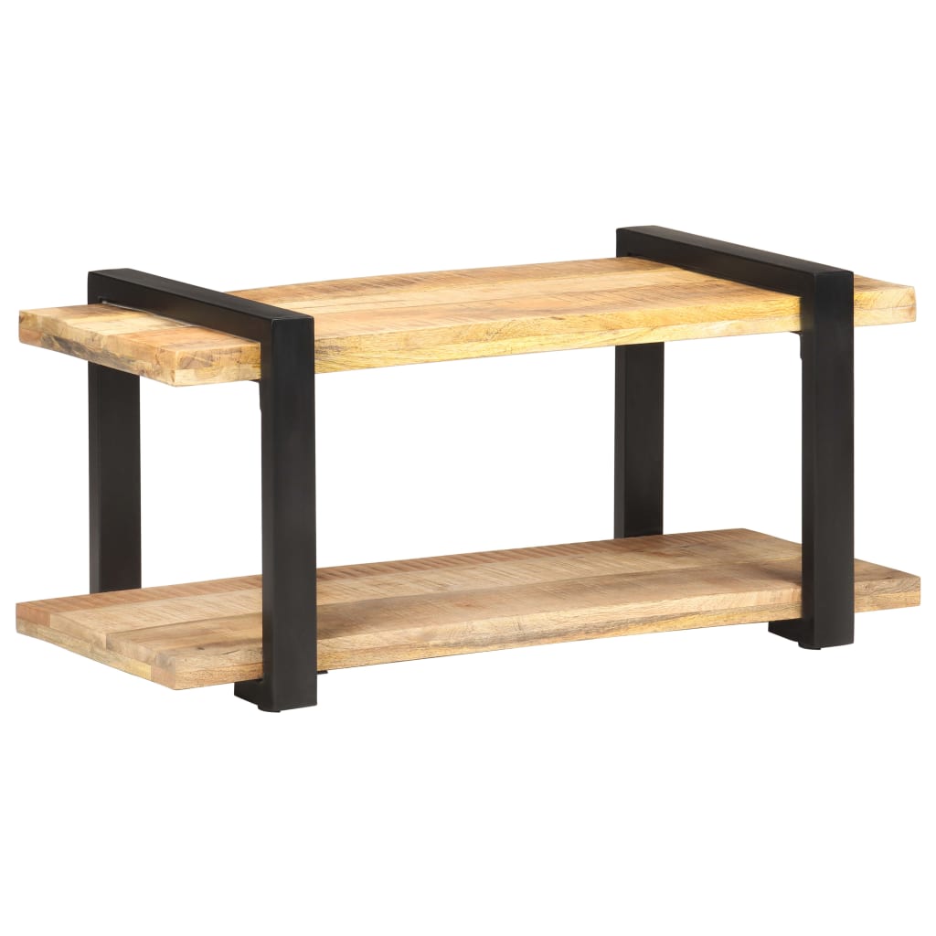 Meuble TV 90x40x40 cm Bois de manguier brut - XIOS