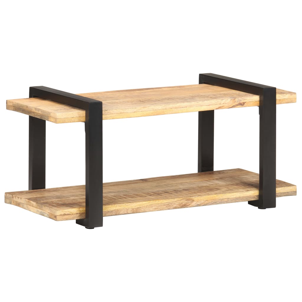 Meuble TV 90x40x40 cm Bois de manguier brut - XIOS