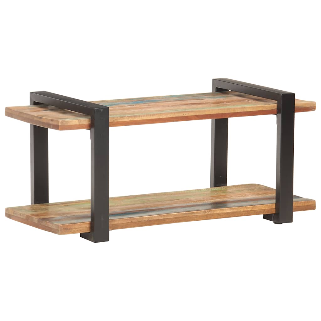 Meuble TV 90x40x40 cm Bois de récupération massif - XIOS