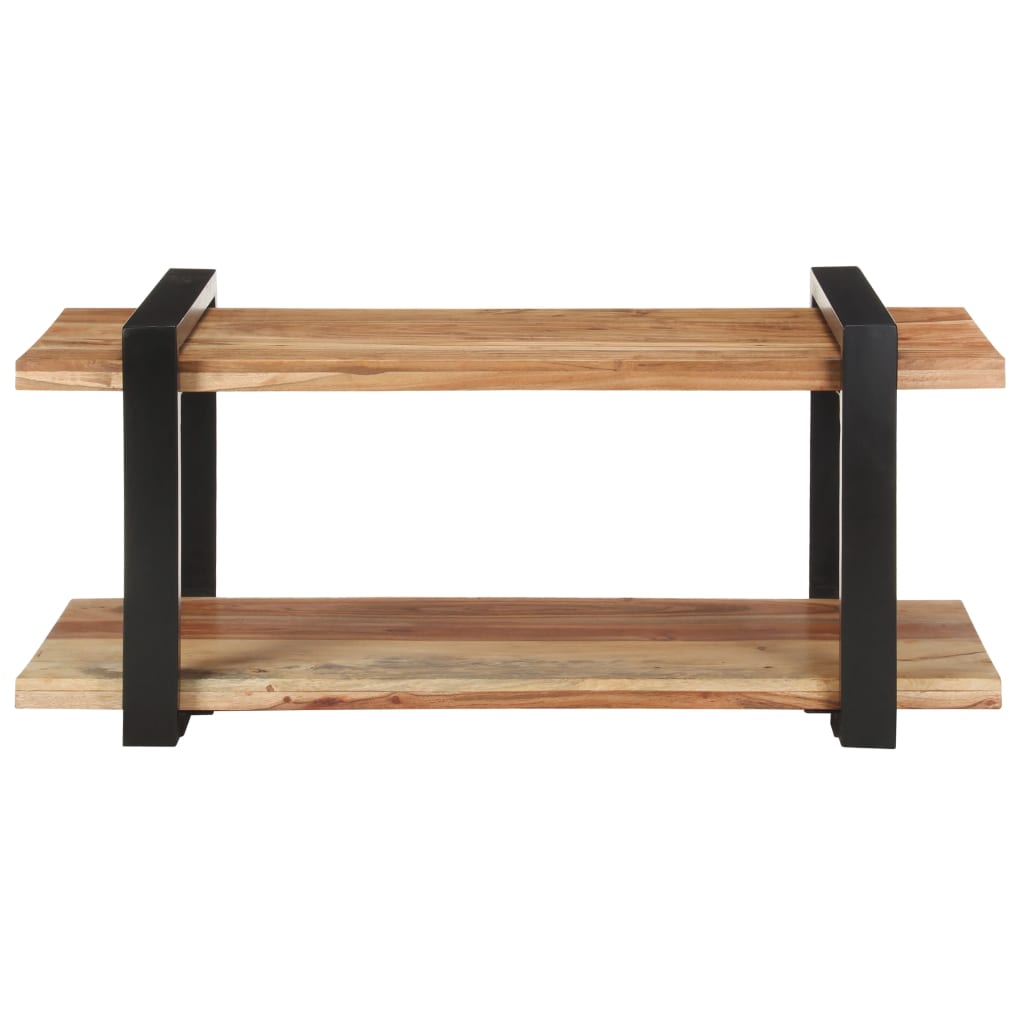 Meuble TV 90x40x40 cm Bois d'acacia solide - XIOS