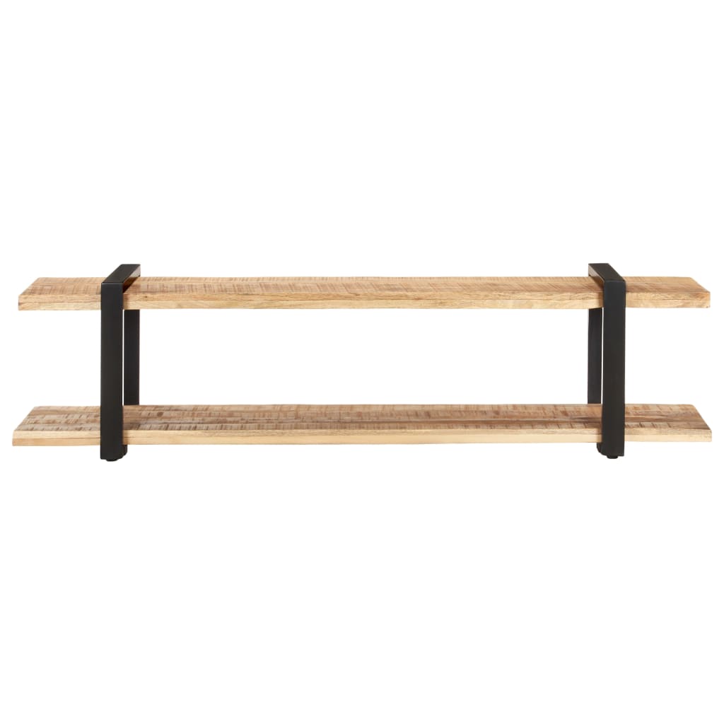 Meuble TV 160x40x40 cm Bois massif de manguier brut - XIOS
