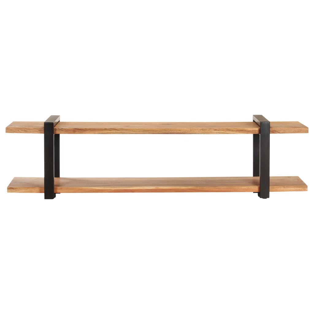 Meuble TV 160x40x40 cm Bois d'acacia massif - XIOS