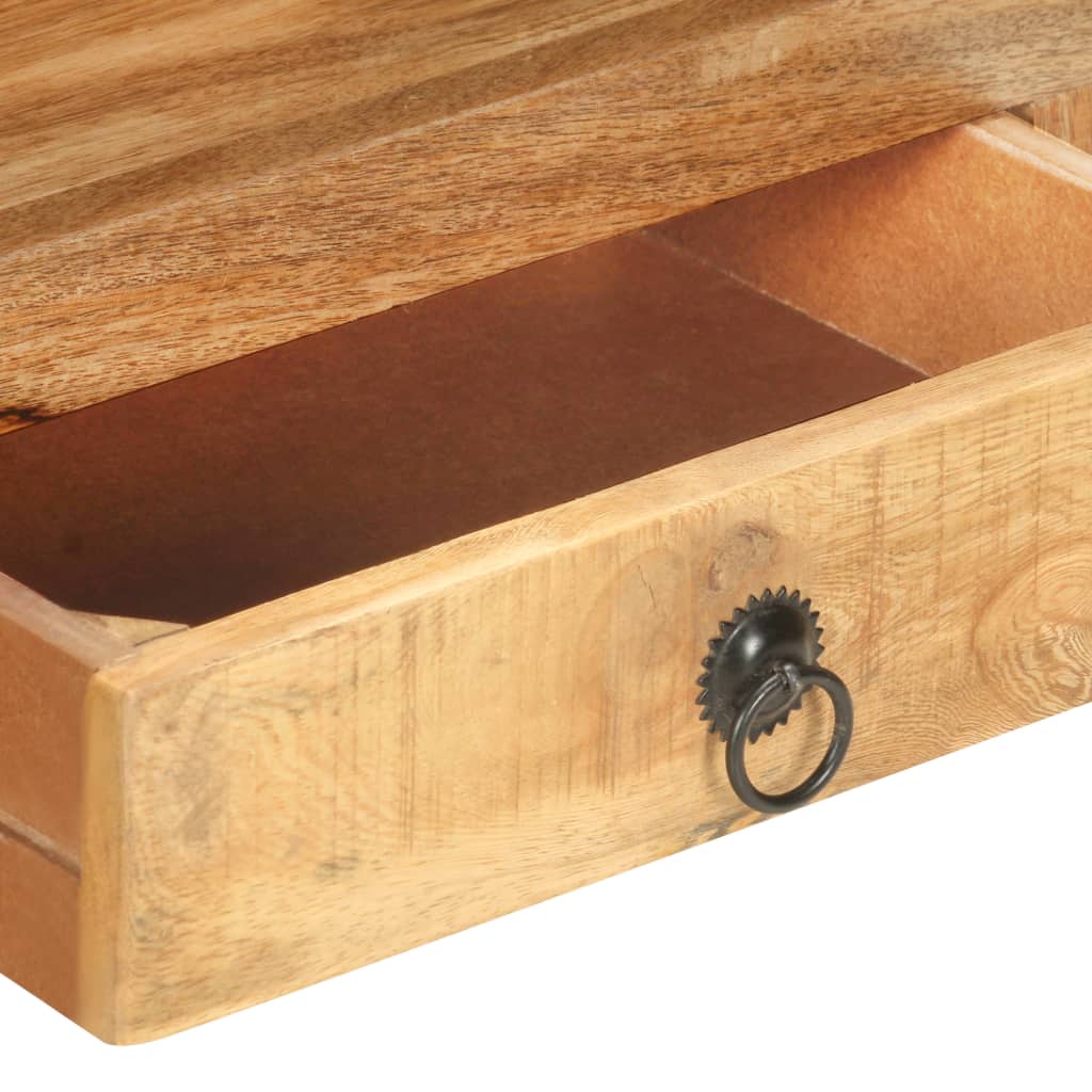 Meuble TV 117x30x41 cm Bois de manguier massif brut - XIOS