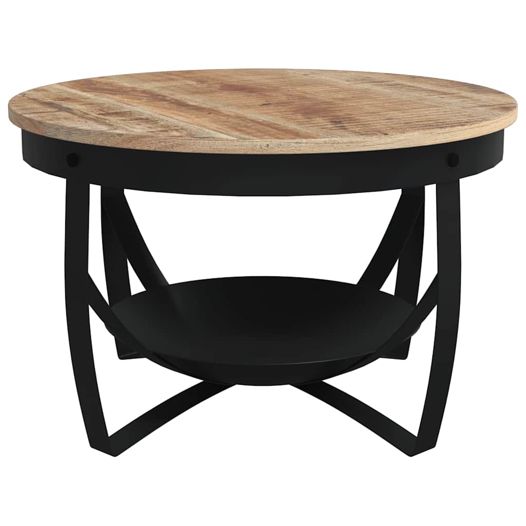 Table basse Ø68x43 cm Bois de manguier brut - XIOS