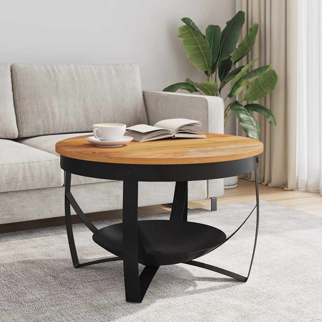 Table basse Ø68x43 cm Bois d'acacia solide - XIOS