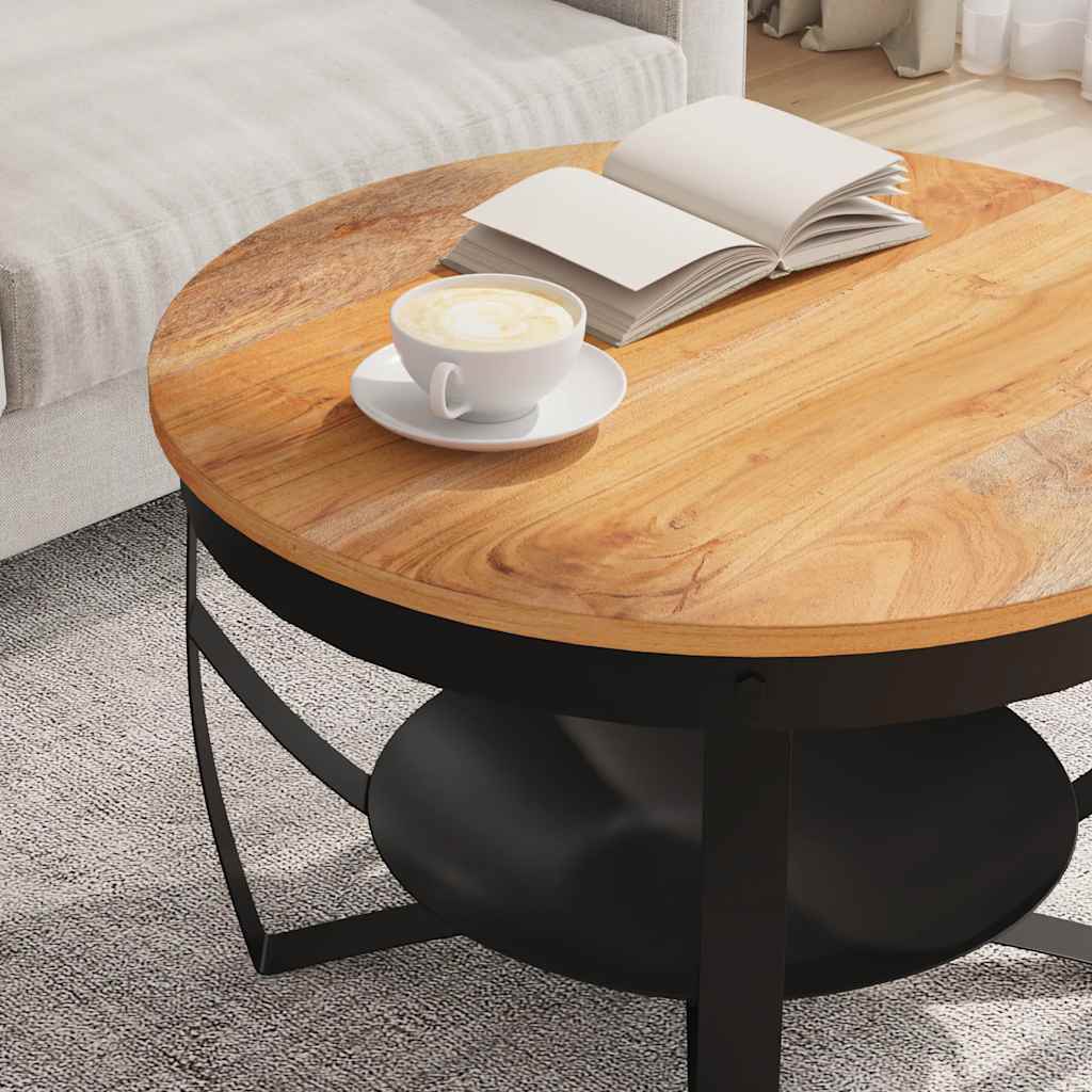 Table basse Ø68x43 cm Bois d'acacia solide - XIOS
