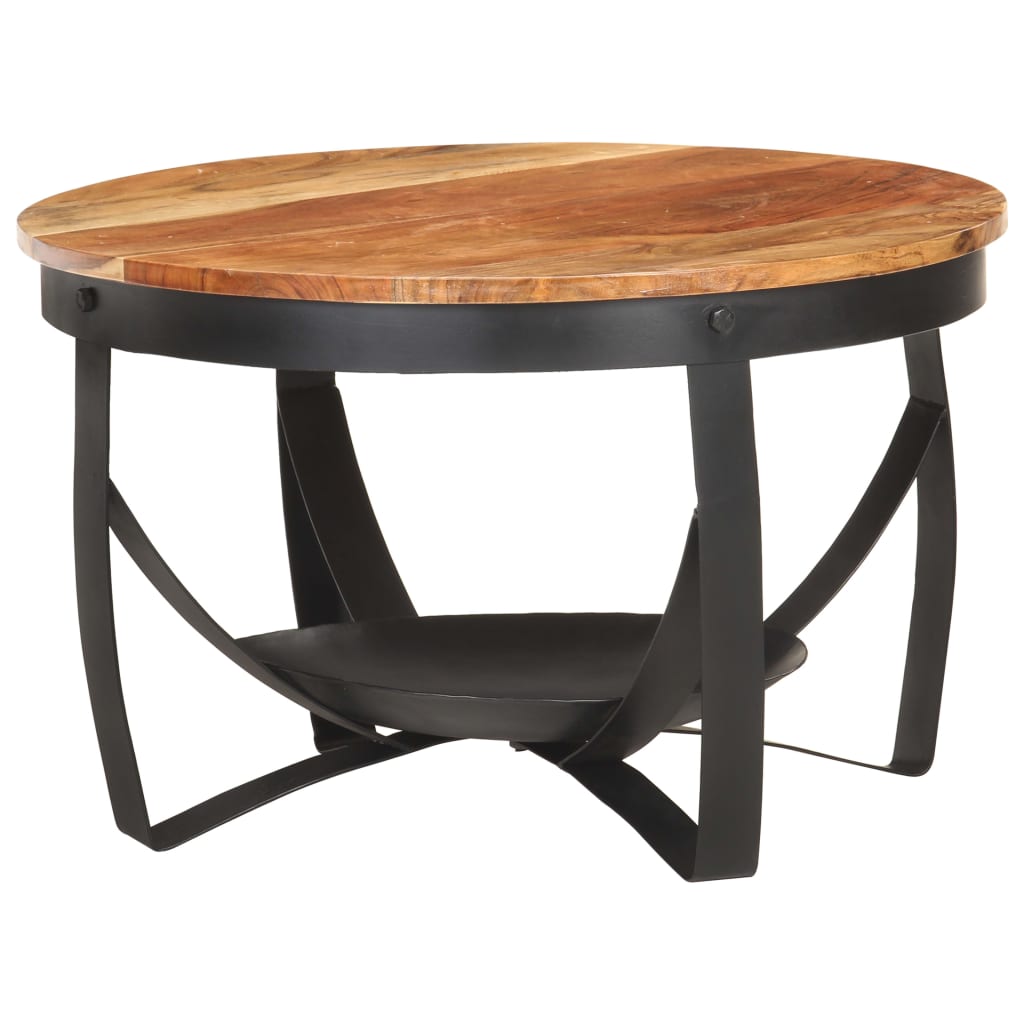 Table basse Ø68x43 cm Bois d'acacia solide - XIOS